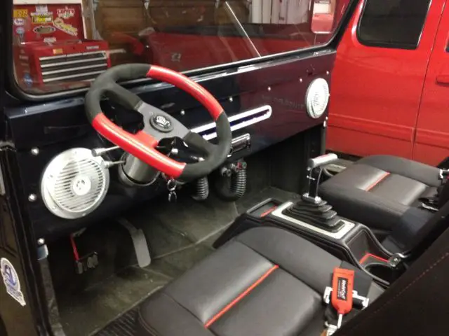 jeep willys cj5, 1955 hot rod, 2 wd, v6 vortec, 4l60e trans, elec seats, stereo