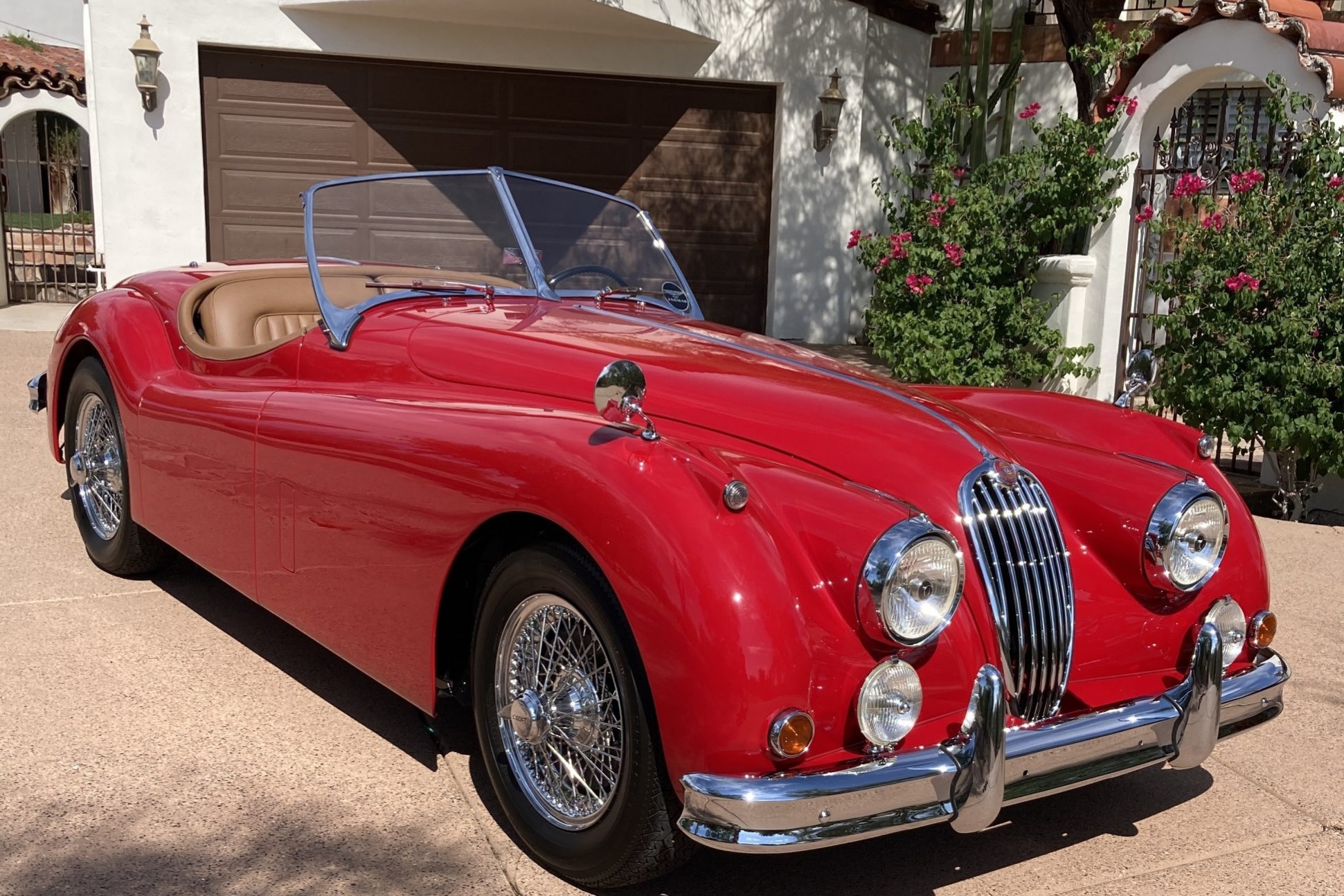 1955 jaguar xk140 mc roadster 5-speed