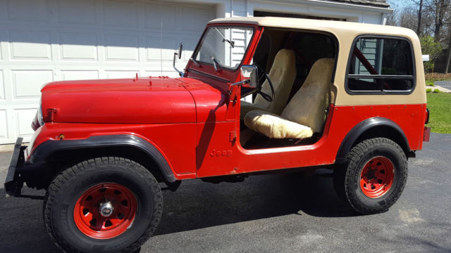 1986 jeep cj7 sport utility 2-door 2.5l