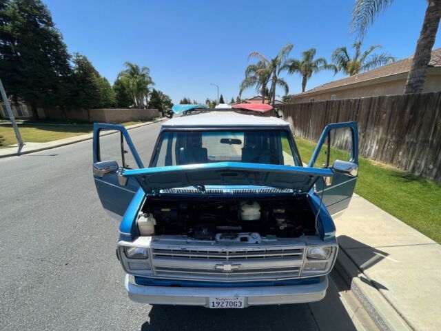 1987 chevrolet g10 van blue rwd automatic