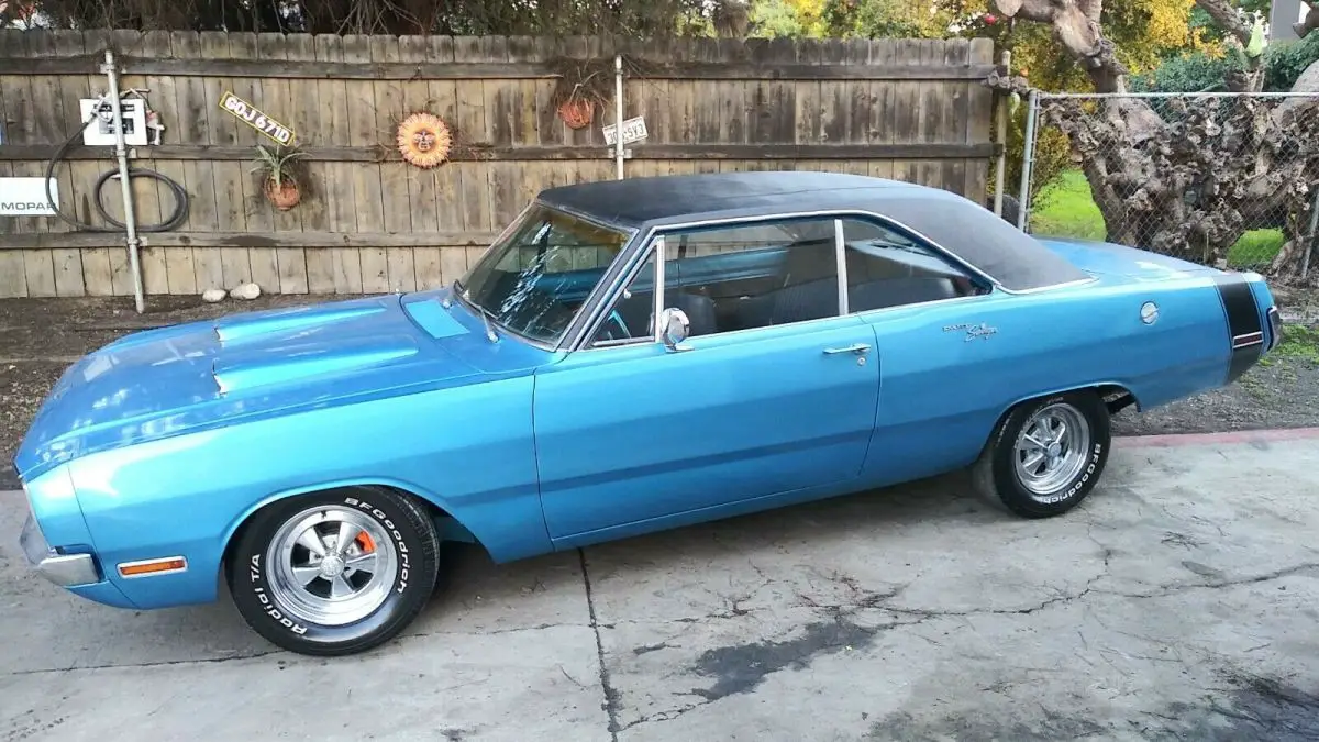 1970 dodge dart - gt swinger - restored - v8 auto - true b5 blue! - mopar 70