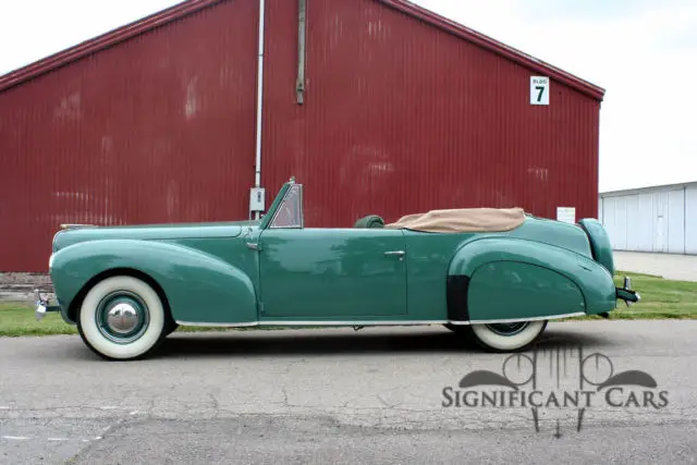 1940 lincoln continental convertible - the rockefeller lincoln