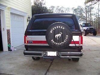 1990 ford bronco - black- mint- 4x4- low miles- xlt