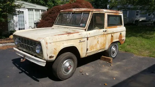 1968 ford bronco uncut barn find, as found, original the florida trail vehicle