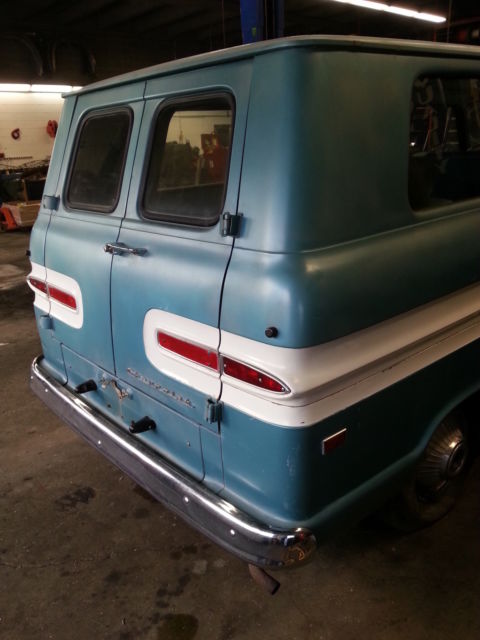 1963 chevy corvair greenbrier 6 door sportwagon, clean original
