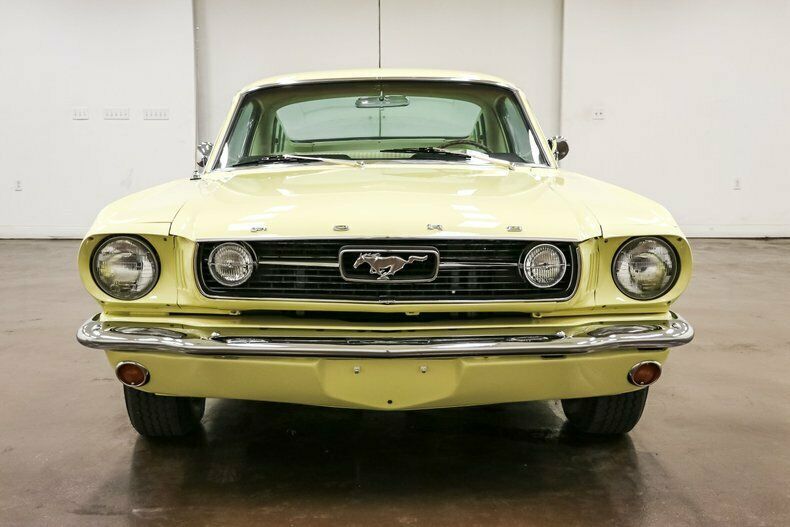 1966 ford mustang fastback 2+2 74025 miles spring time yellow coupe 289ci ford v