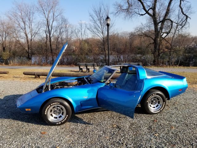 1978 corvette 25th anniversary edition 4 speed numbers matching car