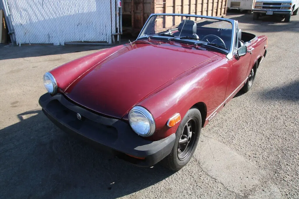 (osa) mg midget coupe manual 4 cylinder no reserve!