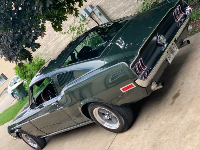 true "s" code bullitt tribute. right era motor with matching heads