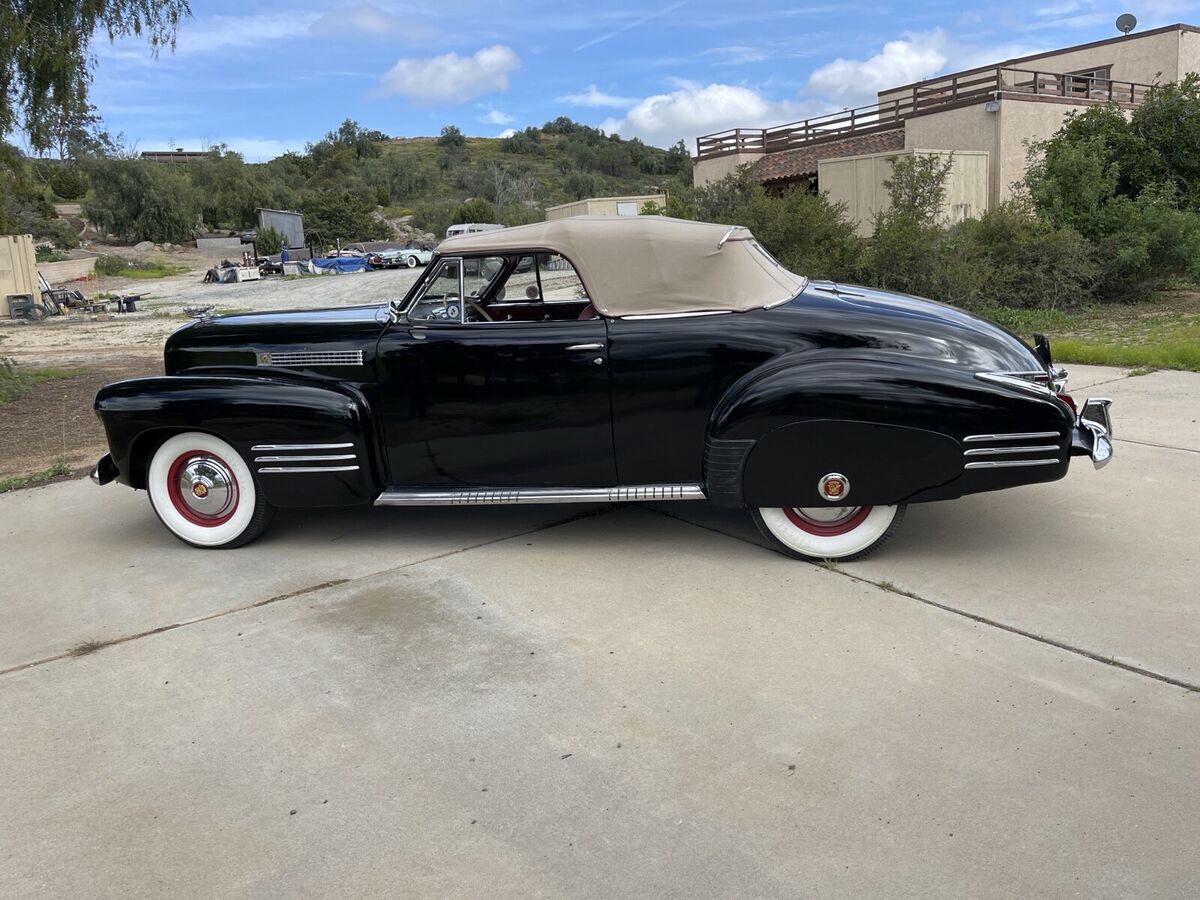 1941 cadillac 62 convertible black