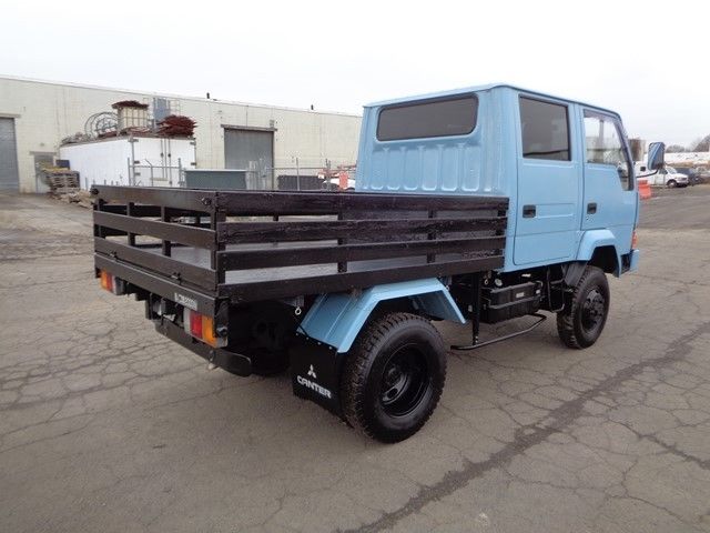 1990 mitsubishi canter pickup crew cab 4x4 diesel 69k miles nice !!!