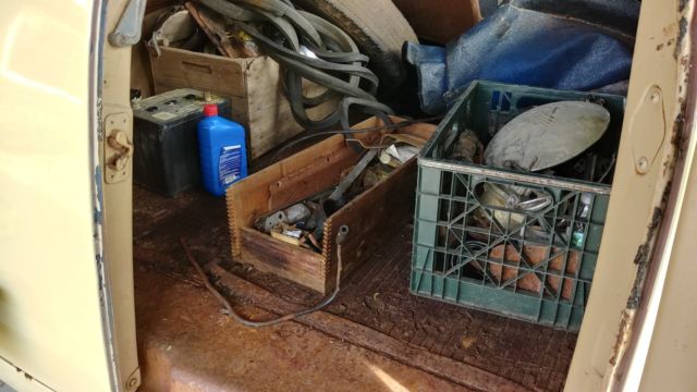 1951 chevy suburban 3100 org with seats stored since 80's project needs resto