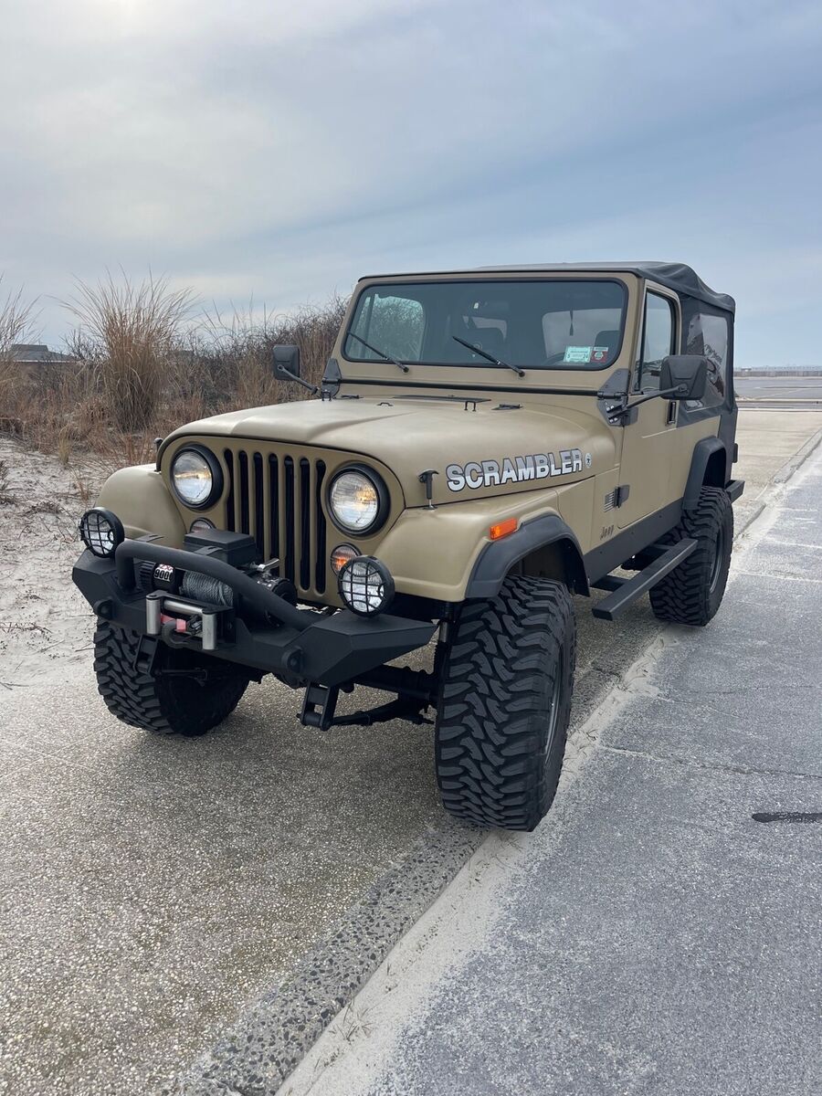 1981 jeep cj brown 4wd manual cj8