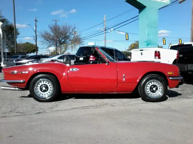 triump look at this little gem .what a nice car !!