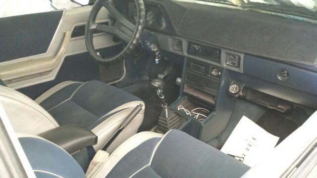 1985 dodge shelby charger turbo - blue