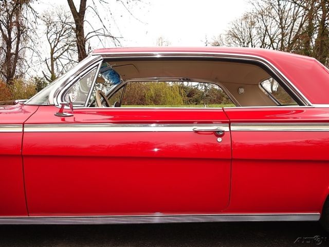 1962 chevrolet impala red / tan 383 stroker v8 700r4 at 4wpdb ps a/c