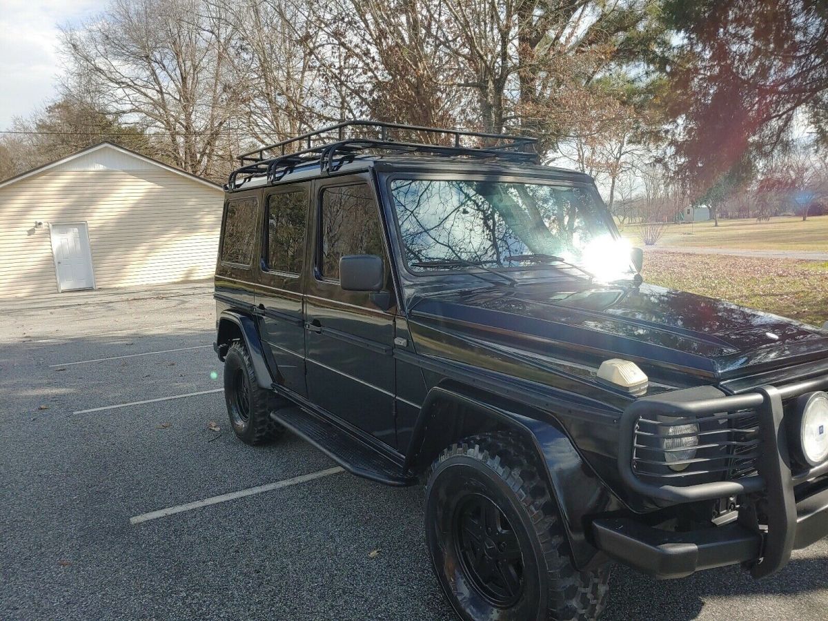 1985 mercedes-benz g-class black 4wd automatic base