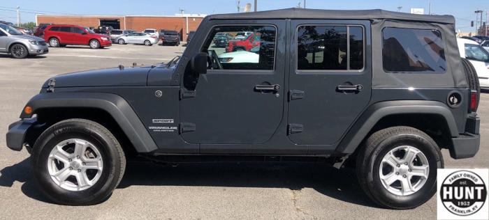 used 2017 jeep wrangler sport franklin, ky 42134 for sale in franklin, kentucky