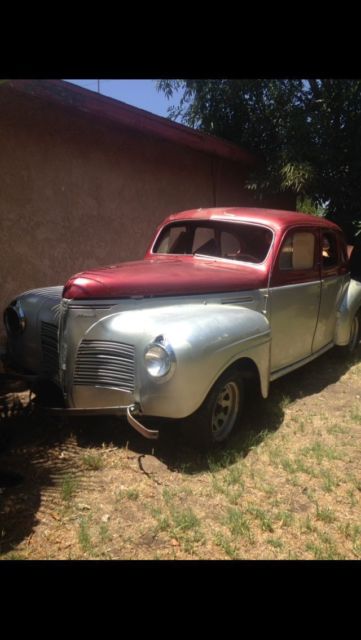 1940 plymouth sedan suicide doors classic car~original parts included~or~trade