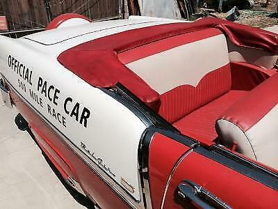 1955 chevrolet belair convertible "original" with indy 500 pace car graphics v8