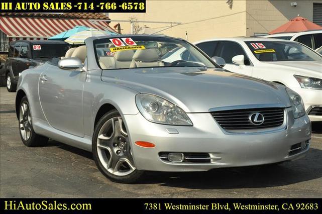 2006 lexus sc 430