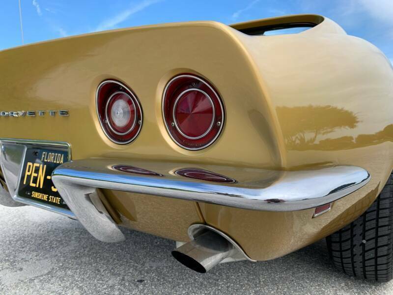 427 big block 4 speed tri-power riverstone gold stingray t-tops manual