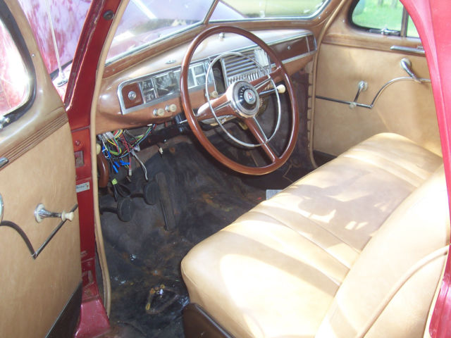 1948 plymouth special deluxe coupe p-15 burgundy w/tan vinyl interior nice car