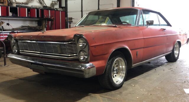 1965 ford galaxie 500 xl coupe red rwd automatic