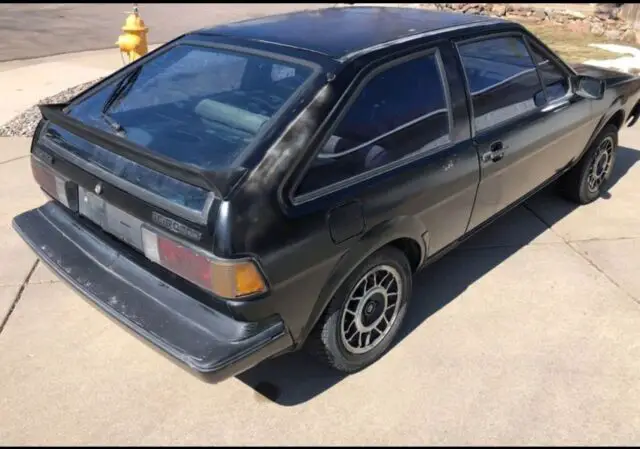 1984 volkswagen scirocco hatchback black fwd manual base