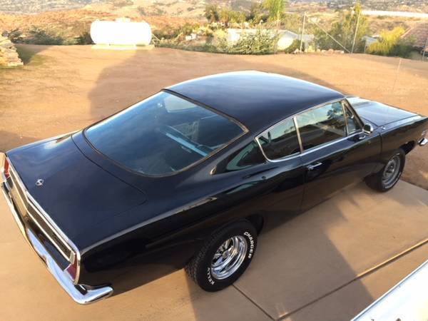 1967 fastback barracuda project car, california 440 engine 2 transmissions cuda