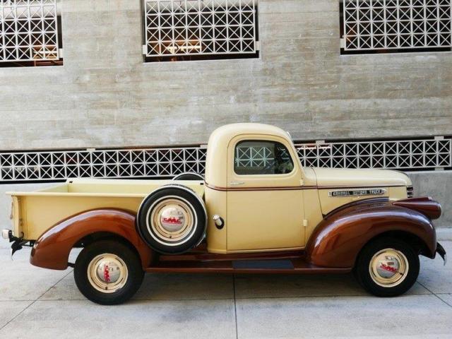 1947 gmc pickup short bed pickup 6,972 miles brown/tan pickup 228 ci. 6 cylinder