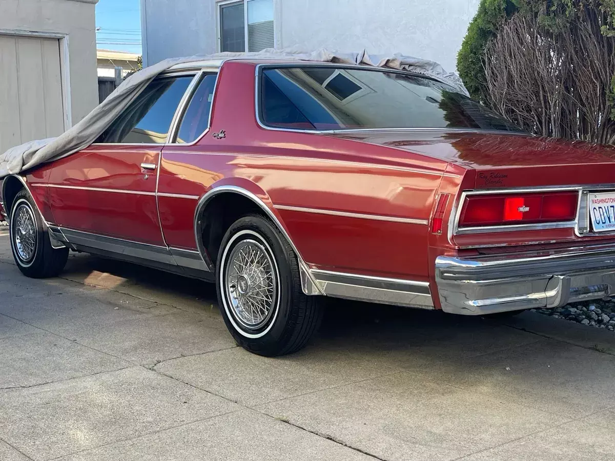 1977 chevrolet caprice coupe red rwd automatic landau