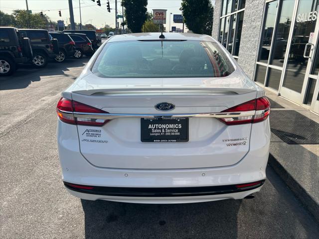 2018 ford fusion hybrid titanium