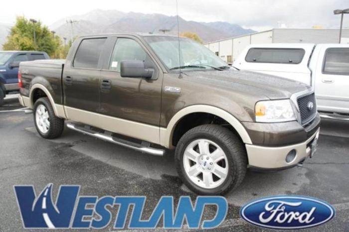 2008 ford f-150 lariat 4x4 lariat 4dr supercrew styleside 5.5 ft. sb for sale in roy, utah
