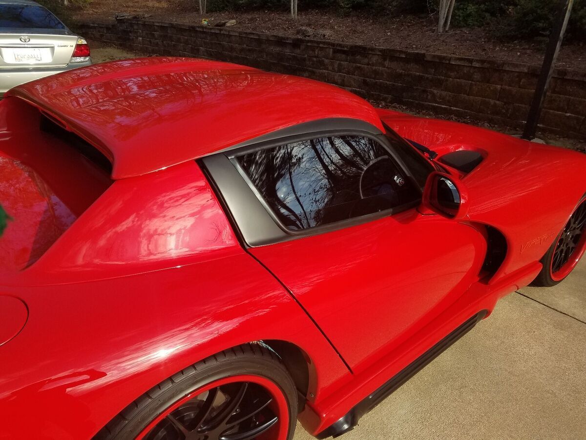 1993 dodge viper convertible red rt-10