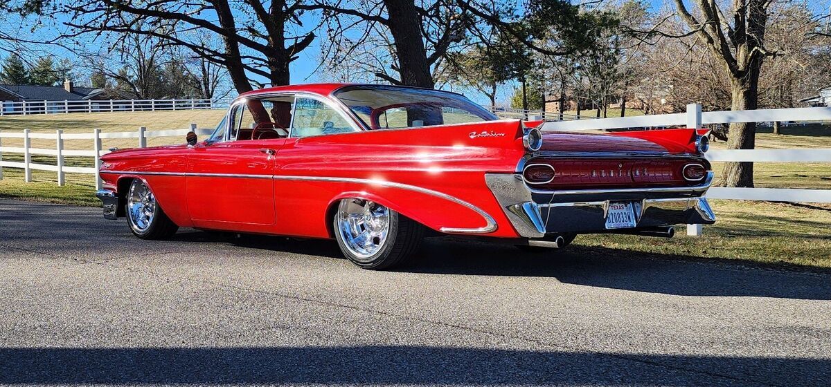 1959 pontiac catalina coupe red sport coupe