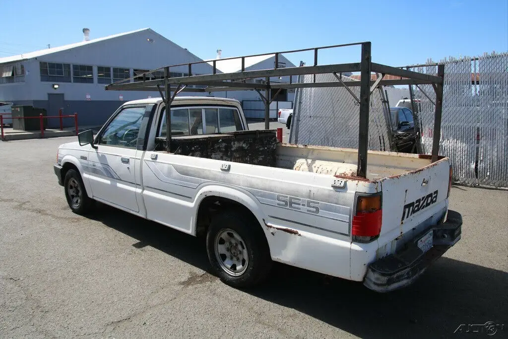 1986 mazda b2000 se-5 long bed pickup truck 5 speed manual 4 cylinder no reserve