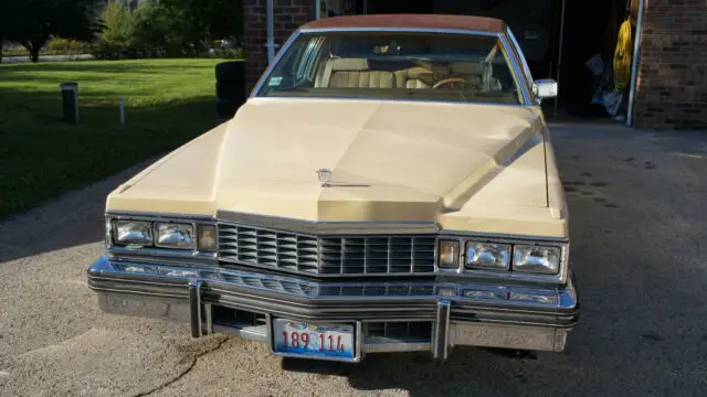 amazing classic 1977 cadillac coupe deville original 1 owner & stored in garage