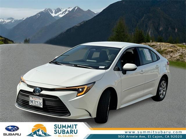 2024 toyota corolla hybrid le