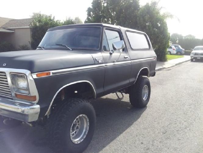 obo 1979 4x4 ford bronco xlt in costa mesa, ca