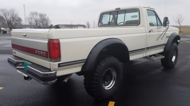 1989 ford f-250 4x2 truck 5.8l v8 regular cab manual trans. pick up no reserve