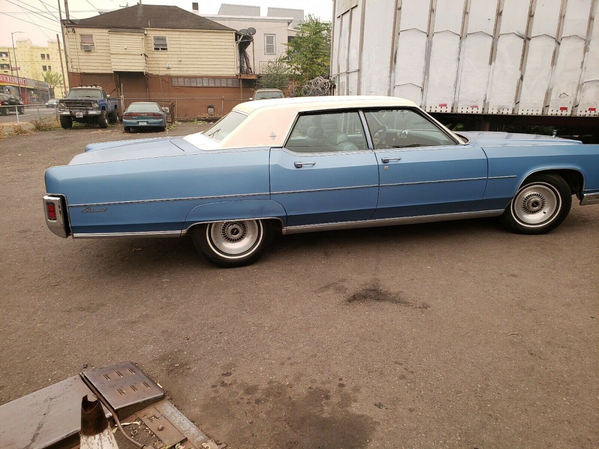1973 lincoln continental sedan blue rwd automatic 4d