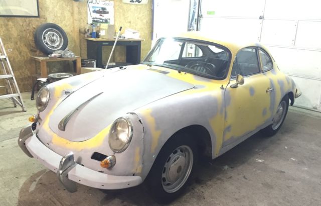 1964 porsche 356 c coupe project ---no reserve