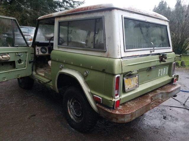 1969 ford bronco sport authentic barn find