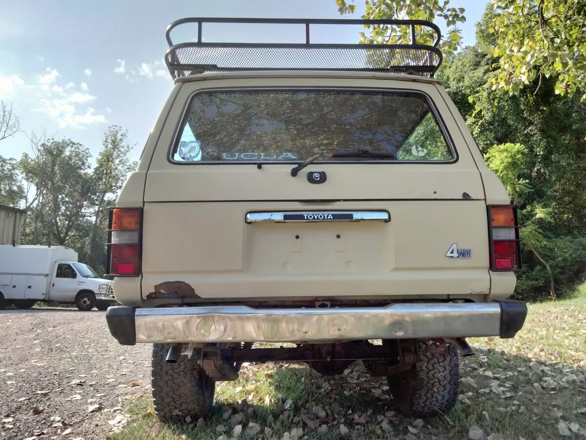 1984 toyota fj60 land cruiser station wagon 2nd owner for last 35 years 127k mls