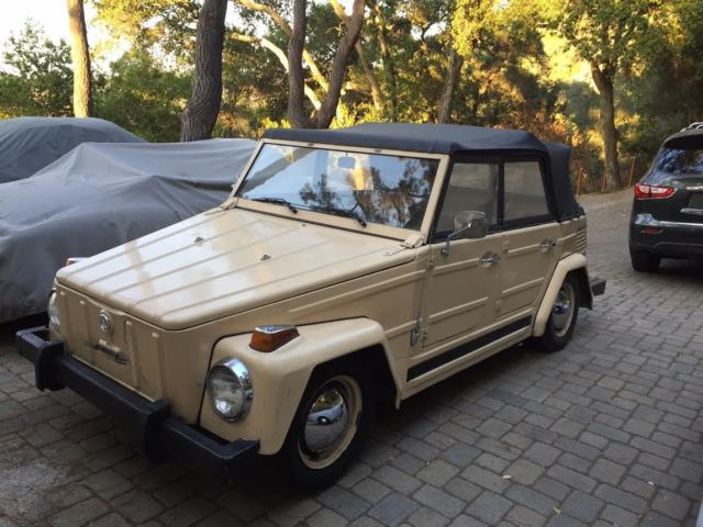 1973 vw thing convertible nice!