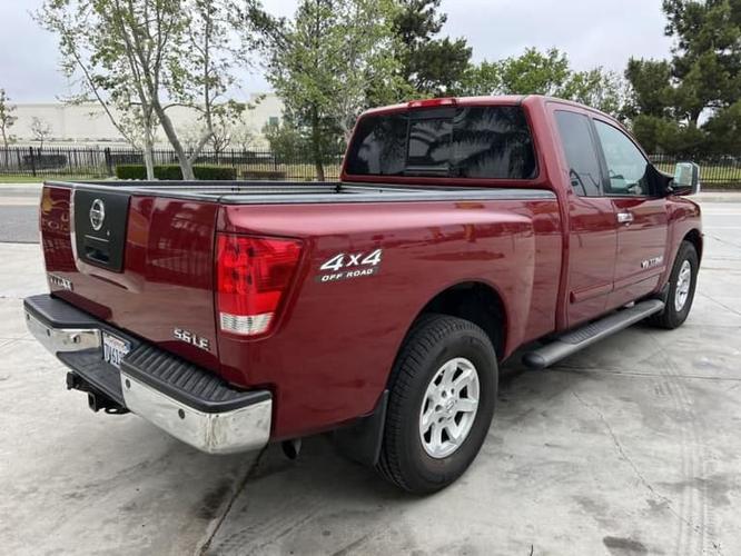2005 nissan titan king cab le pickup 4d 6 1/2 ft in perris, california