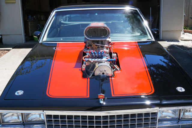 1984 el camino 6:71 supercharged 427 big block monster w/fresh paint