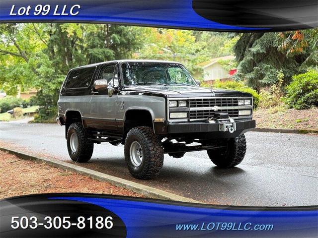 1987 chevrolet blazer lifted new tires winch removable top