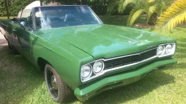 awesome 1968 plymouth roadrunner convertible tribute project! 383-v8 big block!